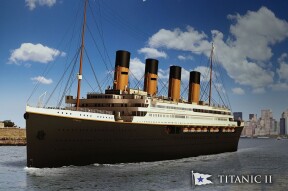 Titanic II ready to sail along the sea!