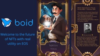 Boid Breaches Barriers Offering the First NFT on EOS with Real Utility