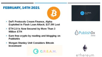 🗞 Daily Crypto News, February, 14th💰
