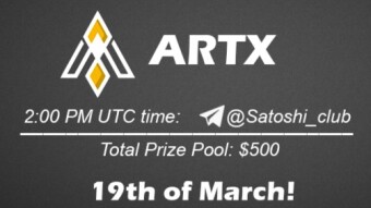Join the AMA of Satoshi Club x ARTX. Rewards: 500 USDT, March 19th.