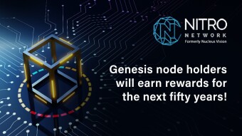 Nitro Network (formerly Nucleus Vision) Announces Community Incentive of Billions of Tokens to Build Incentives for Private Communication Networks