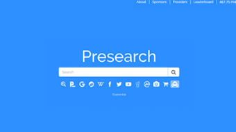 Presearch: Decentralized Search Engine