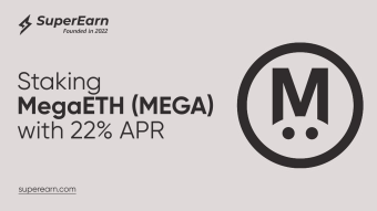 Staking MegaETH (MEGA) at 22% APR on SuperEarn