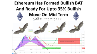 Ethereum Has Formed Bullish BAT And Ready For Upto 35% Bullish Move On Mid Term