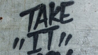 STREET ART #12 - TAKE IT EASY
