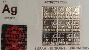 Shiny New Fractional Gram Bar