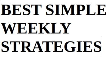 Weekly simple profitable strategies (week November 27 -December 3, 2023)