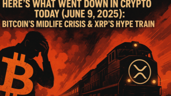 Here’s What Went Down in Crypto Today (June 9, 2025): Bitcoin Midlife Crisis & XRP’s Hype Train