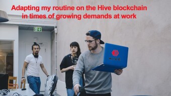 Adapting my routine on the Hive blockchain in times of growing demands at work