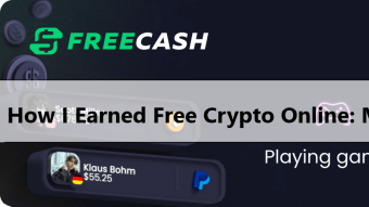 How I Earned Free Crypto Online: My Personal Experience with The FreeCash Website & App