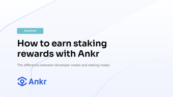 How to earn staking rewards with Ankr