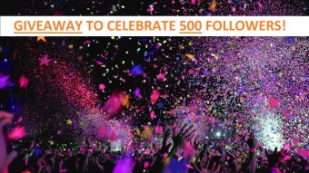 Giveaway in celebration of me getting 500 followers, thank you all!