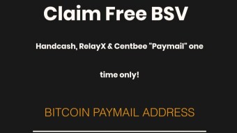 Free BSV 0,01 $ instan withdrawal
