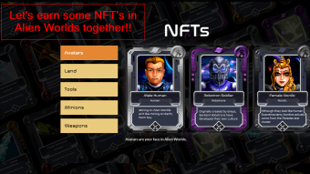 Alien Worlds - Lets mine some NFTs together!