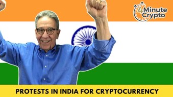 Protests in India for Cryptocurrency