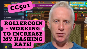 CC501 - Rollercoin - Working to Increase My Hashing Rate!