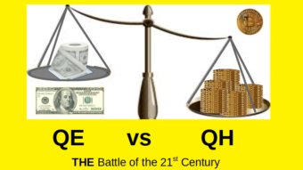 "Quantitative Hardening" QH At the BTC Halving- The QE Money Printing Counter Balance