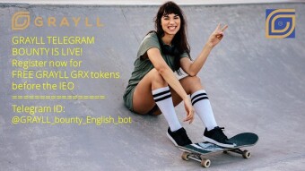 GRAYLL (GRX) Airdrop / Value: ~$50 in GRX tokens / ~$25 in GRX tokens per Referral /