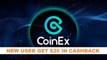 CoinEx offers new users get $20 cashback