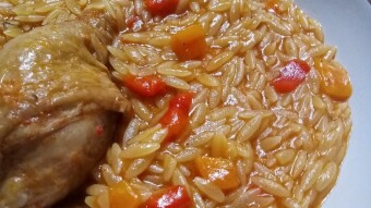 Foodbook #634 chicken and orzo casserole