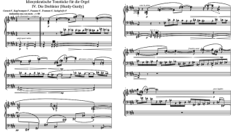 Idiosynkratische Tonstücke für die Orgel: IV. Die Drehleier [Philip Daniel; 2020]