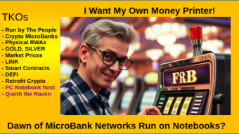 I Want My Own Money Printer! : Crypto Ushers in the Dawn of the MicroBank Networks Run by You All?