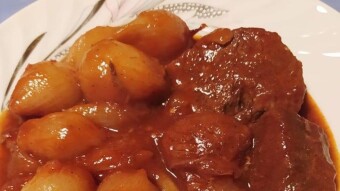 Foodbook #466 Greek traditional “stifado”