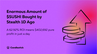 🍣 Enormous Amount of $SUSHI Bought by Stealth 1D Ago