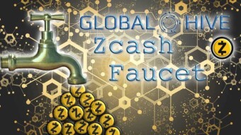 Earn daily some free Zcash by GlobalHive Faucet (fast and clean website)