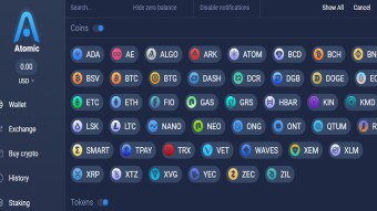 How To Customize Coin In Atomic Wallete | Crypto wallets info
