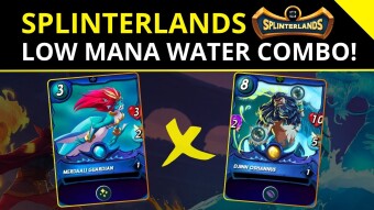 Splinterlands 🐉| Water Combo for Low Mana Battles! Djinn Oshannus & Kelya