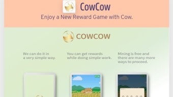 Blockchain Based Reward Platform Start CowCow, a mobile game that can receive rewards for digital assets that combine games and blockchain technology.