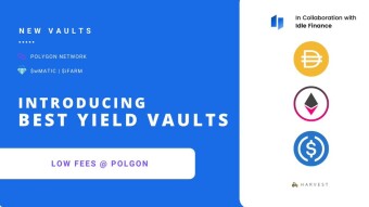 Harvest Finance: Five New Polygon Farms and One New Ethereum Farm