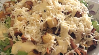 Foodbook #610 Homemade Caesar salad