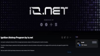IONET Airdrop AI-GPU Rendering Project Raises $124&nbsp;Million
