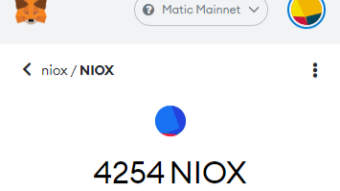 Got My "EarnDrop" $NIOX - Thanks Autonio Foundation