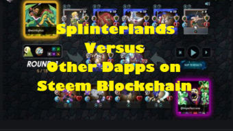 Splinterlands vs Other Steem Dapps
