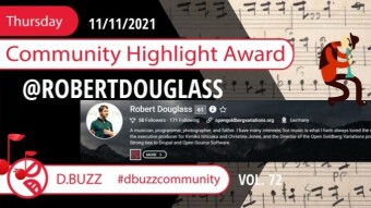 D.Buzz Community Highlight: @robertdouglass