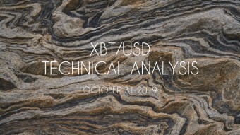 XBT/USD TA October 31 2019