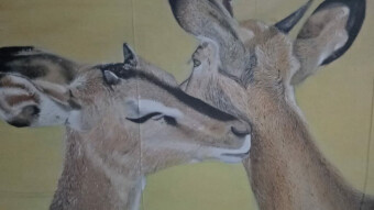 New Painting "Dear Deer, Darling" on Sale at Rarible