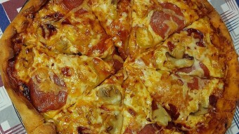 Daily meal #225 homemade pizza