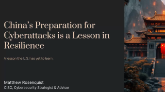 China’s Preparation for Cyberattacks is a Lesson in Resilience