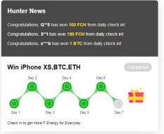 All available Airdrops on 1 site "Freecoinhunt" also earn F energy every day