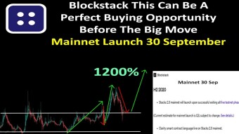 Blockstack Coin (STX) This Can Be A Perfect Buying Opportunity Before The Big Move | Mainnet Launch 30 September