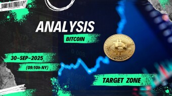 #BTC: Daily Analysis. 9/30/2025 (09:10h NY) ... ´´(Target Zone Reached ✅)´´