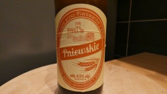 Don't be fooled by the wrinkled, cheap label - Wheat delicacy beer "Pniewskie pszeniczne"