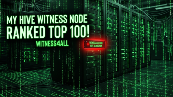 I Finally Broke Back Into the Top 100 of HIve Witness Nodes!