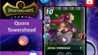 Splinterlands | Quora Towershead | Snatching Victory From the Jaws of Defeat!