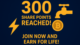 ⚡ 300 Share Points Reached — The Pool Keeps Expanding!