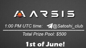 Join the AMA of Satoshi Club x Marsis. Rewards: 500 USDT, June 1st.